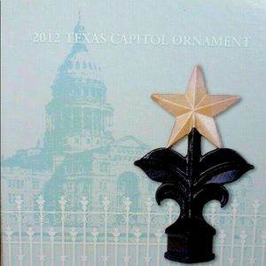2012 Texas Capital Ornament 
Iron Fence Finial